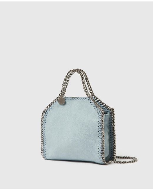 Stella McCartney Blue Falabella Tiny Shoulder Bag