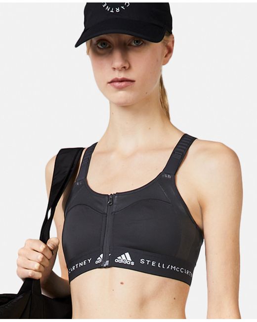 Stella McCartney White Truestrength Post-Mastectomy High Support Sports Bra