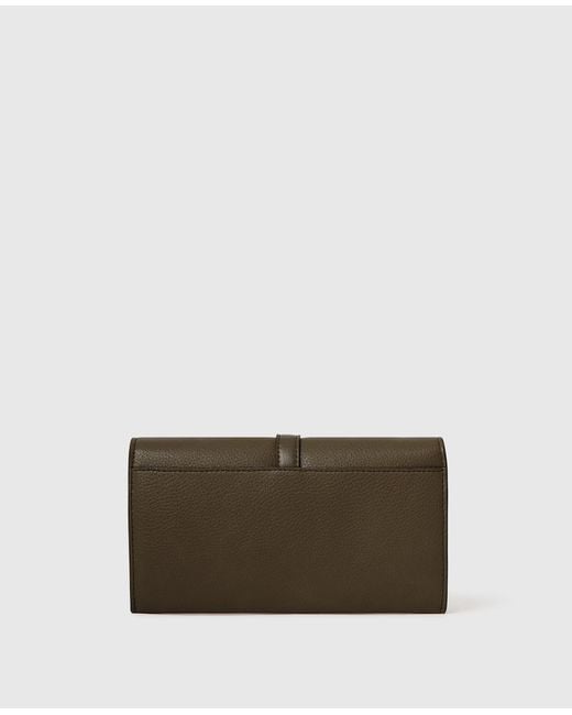 Stella McCartney Green Ryder Flap Continental Wallet