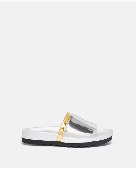 Stella McCartney White Double-chromatic Slide-on Sandals