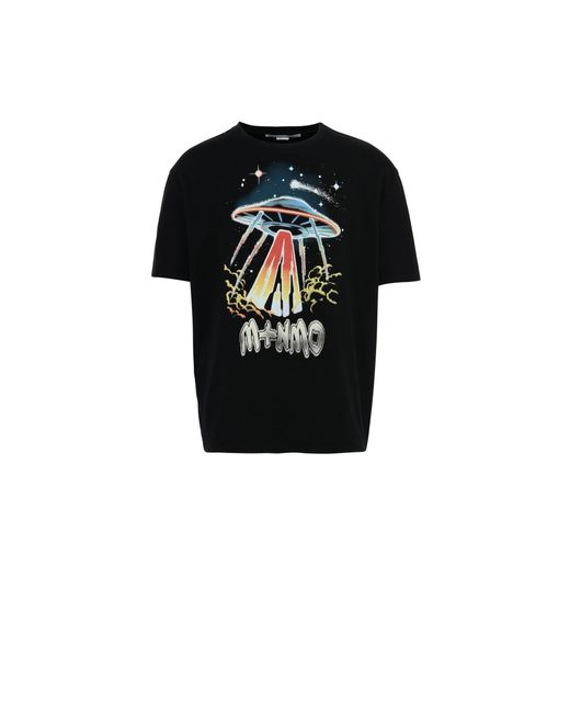 Stella McCartney Black Space Print T-shirt for men
