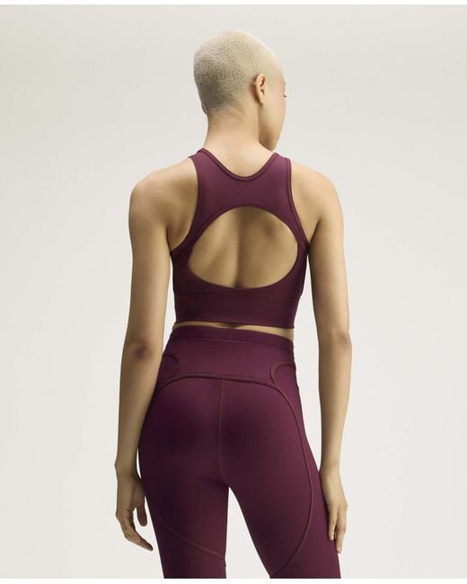 Stella McCartney Purple Adidas By Training Crop Top