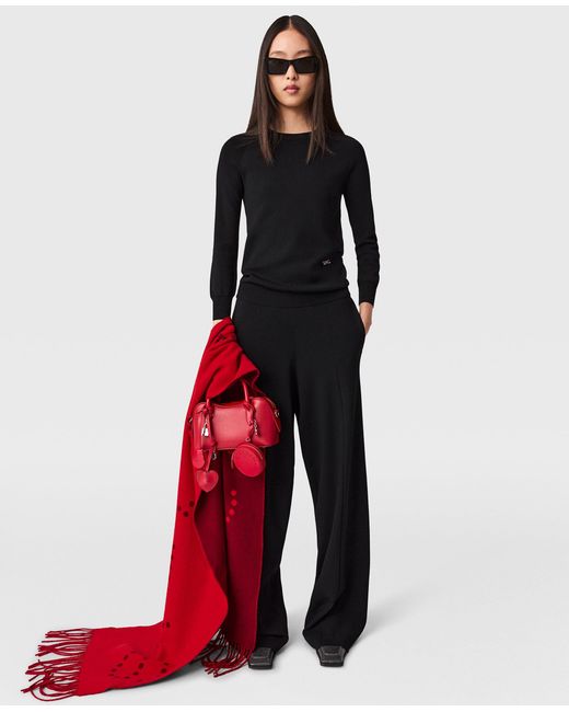 Stella McCartney Black Long-sleeve Compact Knit Top