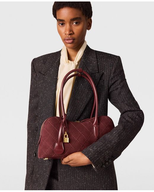 Stella McCartney Purple Ryder Quilted Shoulder Bag