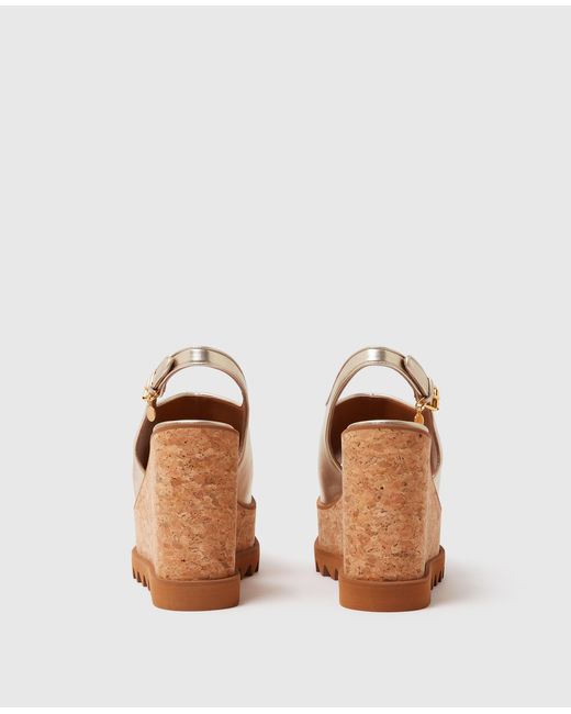 Stella McCartney Natural Sneak-elyse Slingback Sandals