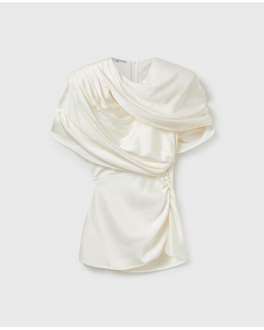 Stella McCartney White Layered Wrap Top