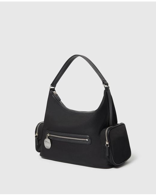 Stella McCartney Black Dartmoor Econyl Shoulder Bag