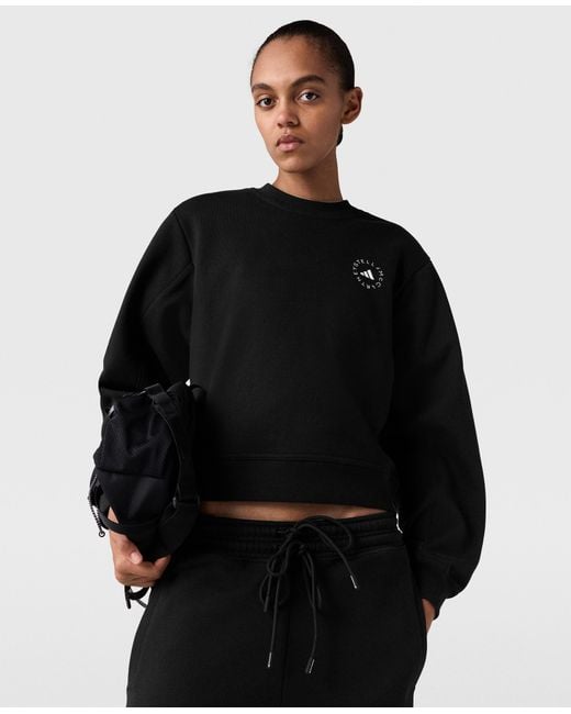 Stella McCartney Black Truelife Crewneck Sweatshirt