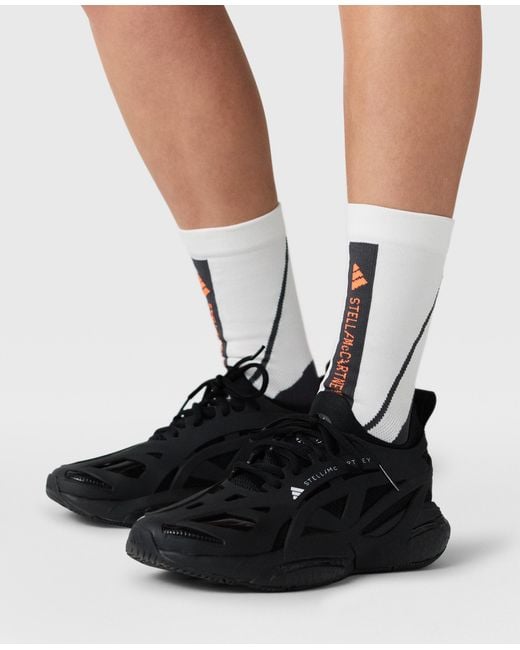 Stella McCartney Black Solarglide Running Trainers