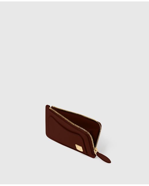 Stella McCartney Brown Ryder Zip Cardholder