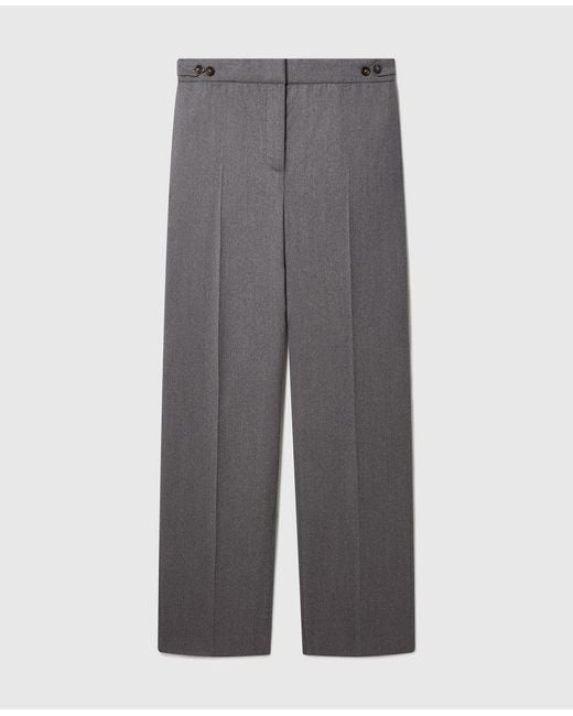 Stella McCartney Gray Tailored Slim Wool Pants