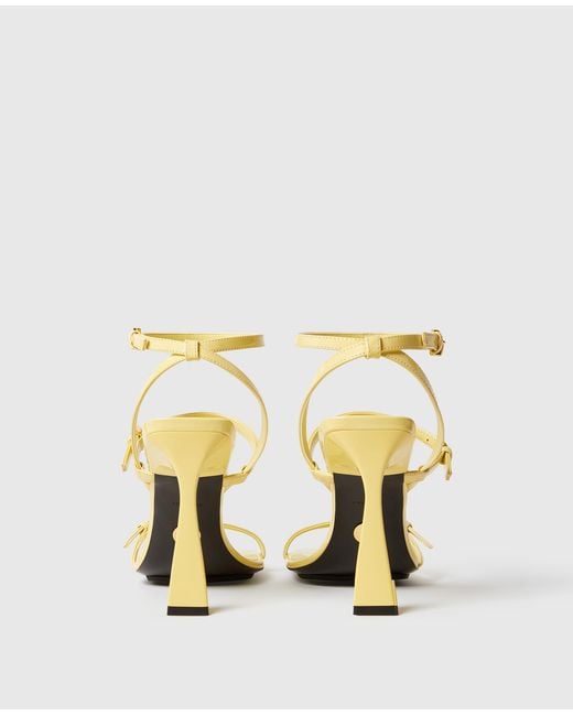 Stella McCartney Metallic Elsa Patent Heeled Sandals