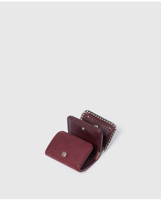 Stella McCartney Purple Falabella Tri-Fold Wallet