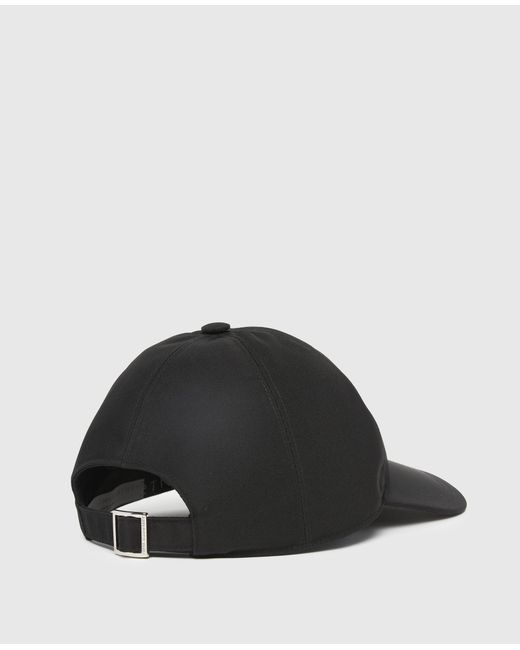 Stella McCartney Black Logo Baseball Cap