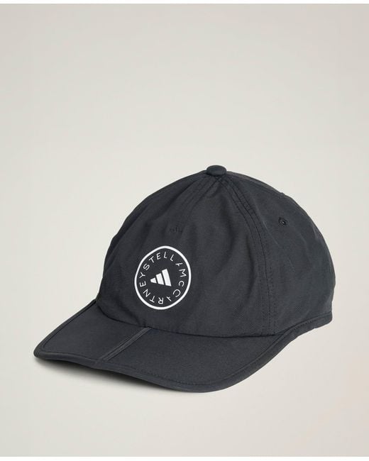 Stella McCartney Black Logo Baseball Cap