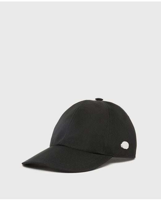 Stella McCartney Black Logo Baseball Cap