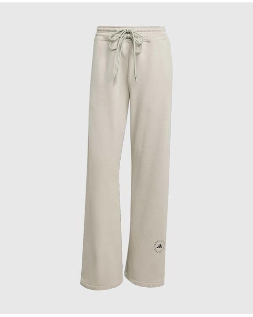 Stella McCartney Natural Logo Straight-Leg Joggers