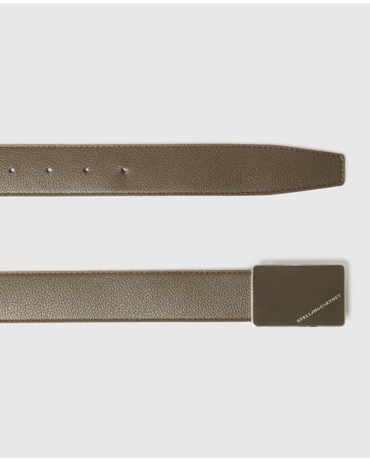 Stella McCartney Brown Reversible Double-Faced Belt