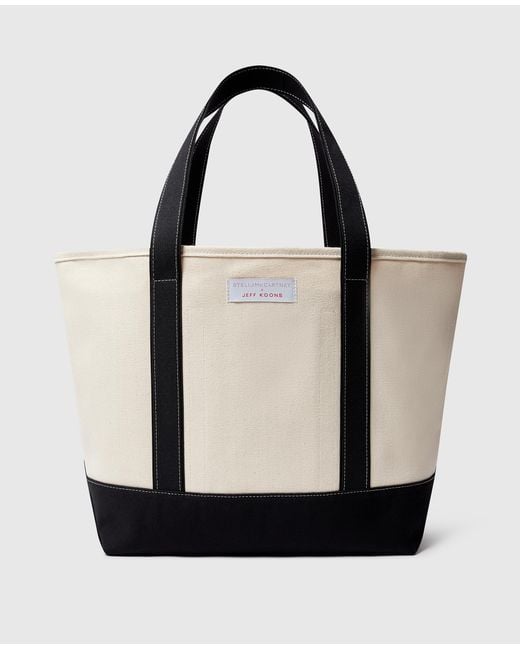 Stella McCartney Black Jeff Koons Doggy Style Tote Bag