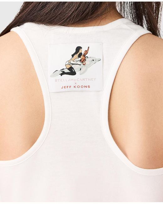 Stella McCartney White Jeff Koons Doggy Style Tank