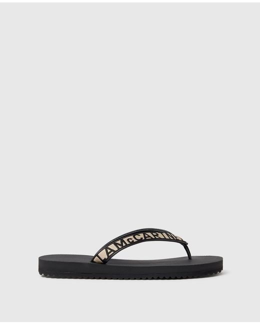 Stella McCartney Multicolor Logo Webbed Thong Sandal