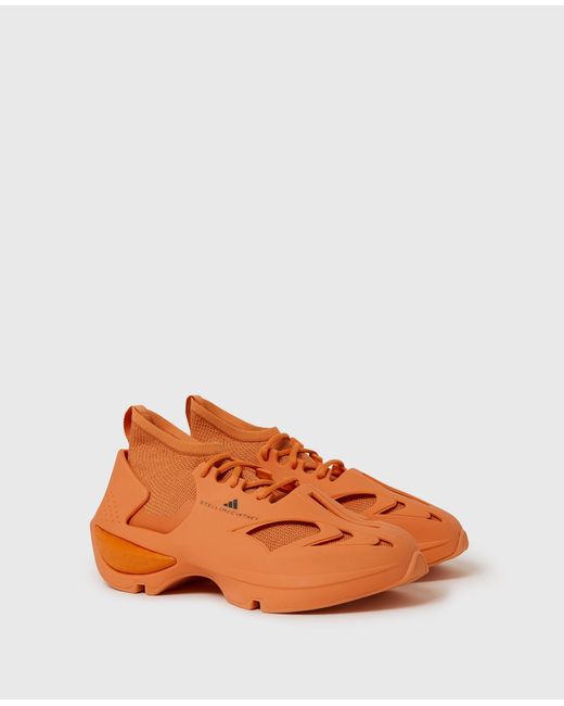 Stella McCartney Orange Truelife Primeknit Sneakers