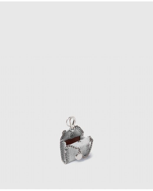 Stella McCartney White Falabella Airpods Case Keyring