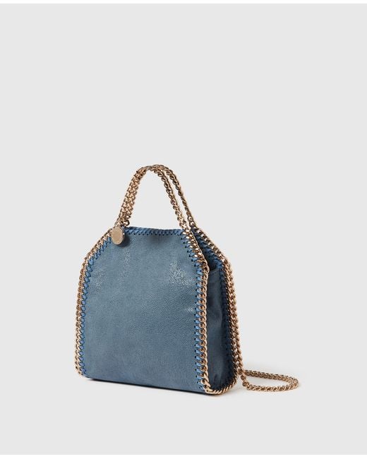Stella McCartney Blue Falabella Tiny Tote Bag