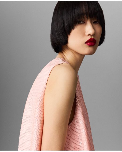 Stella McCartney Multicolor Sequin-Embellished A-Line Mini Dress