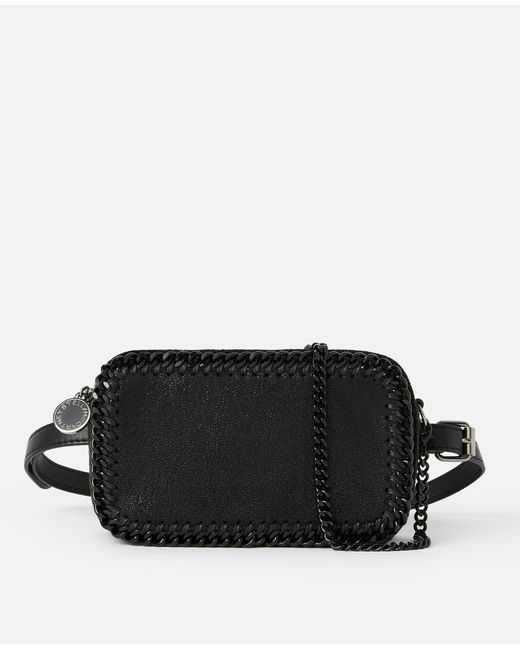 Stella McCartney Black Falabella Zipper Belt Bag