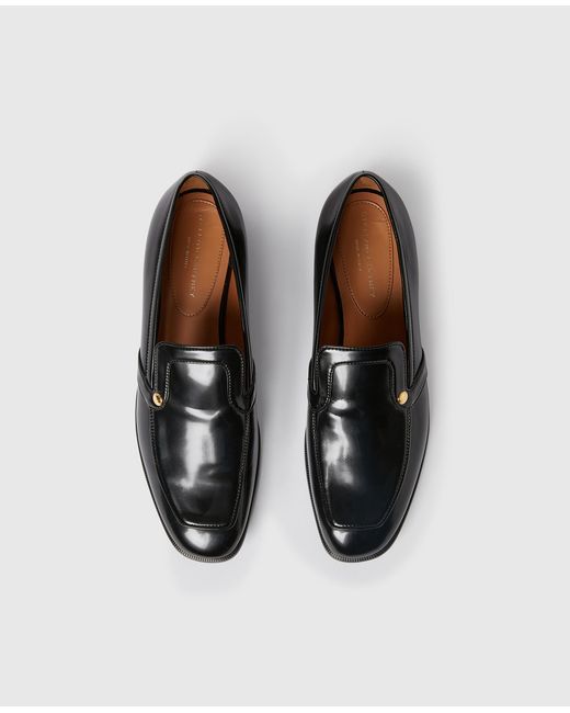 Stella McCartney White Brushed Bicolor Loafers