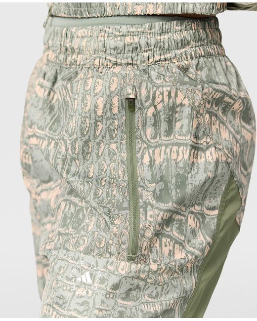 Stella McCartney Green Logo Woven Graphic Print Trackpants