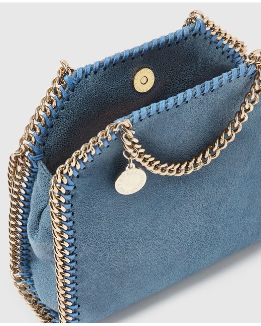 Stella McCartney Blue Falabella Tiny Tote Bag