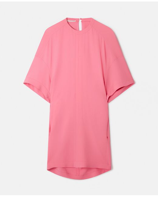 Stella McCartney Pink Oversized Sleeve T-shirt Dress