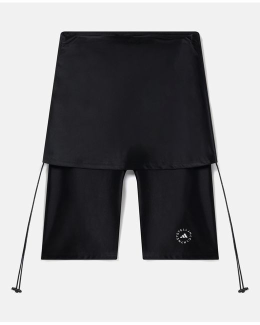 Stella McCartney Black Truepurpose Rolltop Shorts