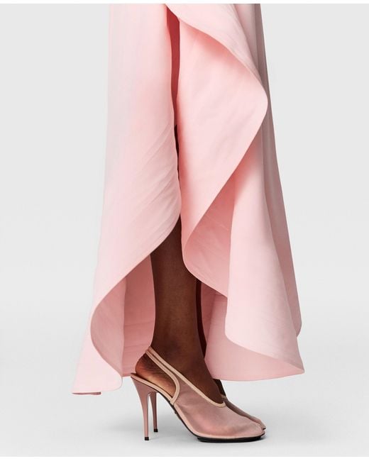 Stella McCartney Pink Slingback Stretch Mesh Pumps