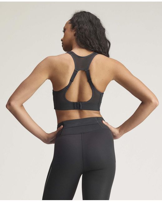 Stella McCartney Black Adidas By Running High-support Sports Bra