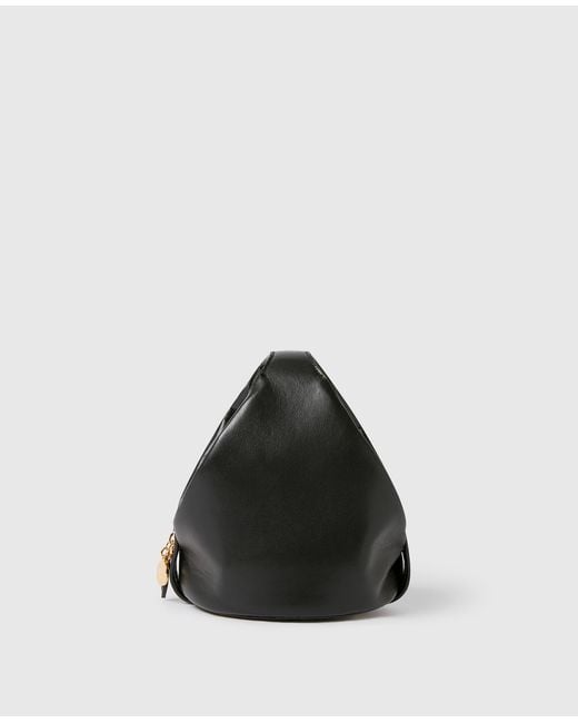 Stella McCartney Black Appaloosa Tiny Bucket Bag