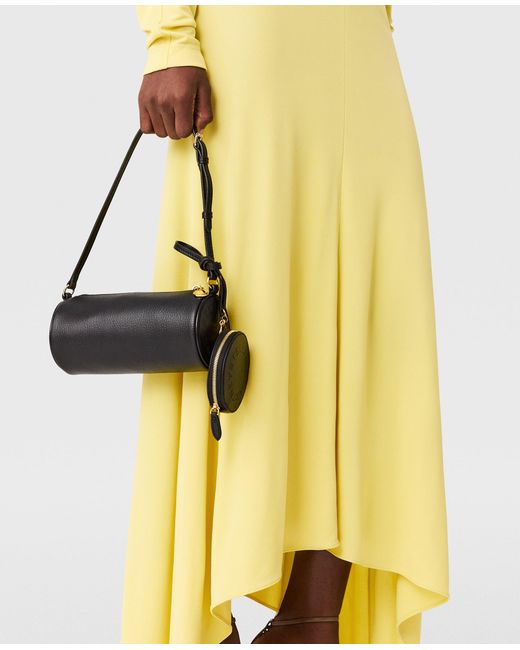 Stella McCartney Yellow Pleated Jersey Long-Sleeve Maxi Dress