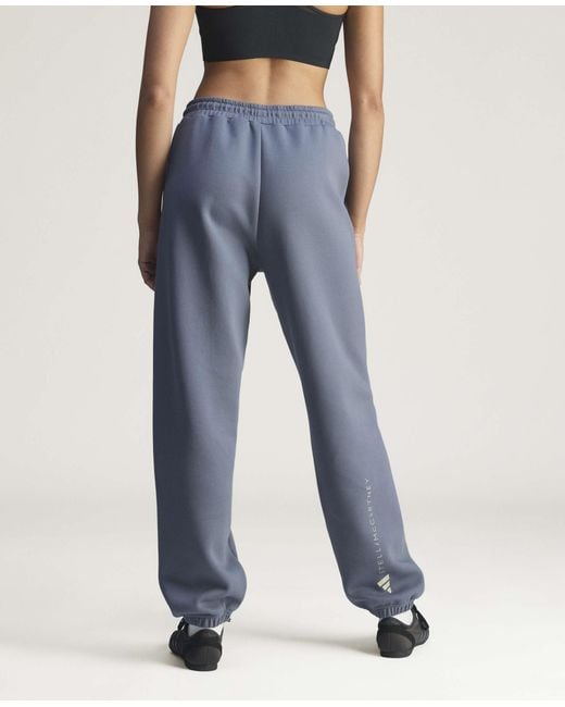 Stella McCartney Blue Logo Straight-Leg Joggers