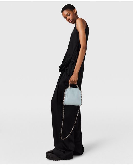 Stella McCartney Blue Falabella Tiny Shoulder Bag