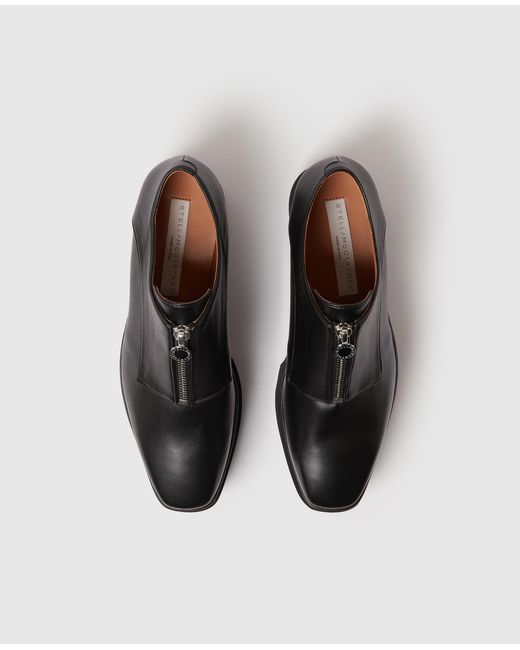 Stella McCartney Black Elyse Zip Platforms