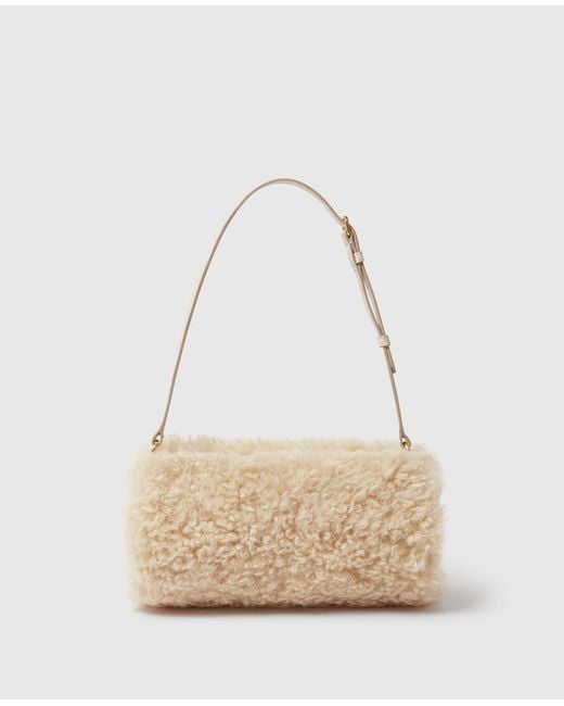 Stella McCartney Natural Logo Pochette Shoulder Bag
