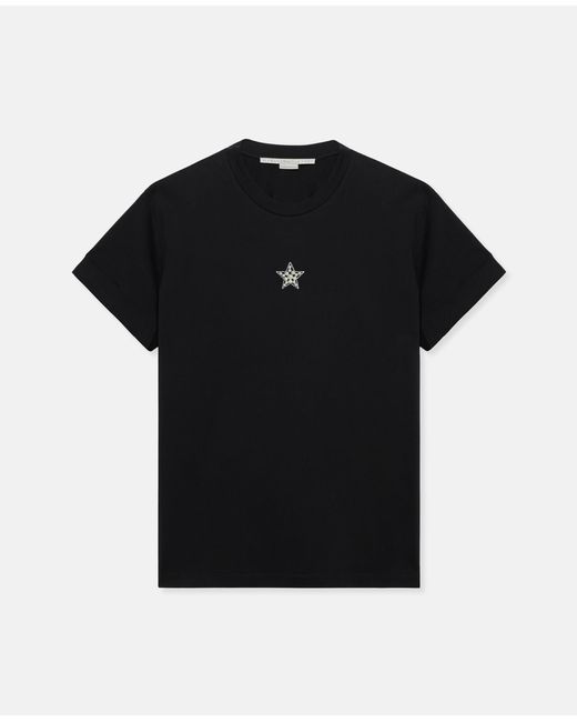 Stella McCartney Black Pearl Mini Star T-Shirt