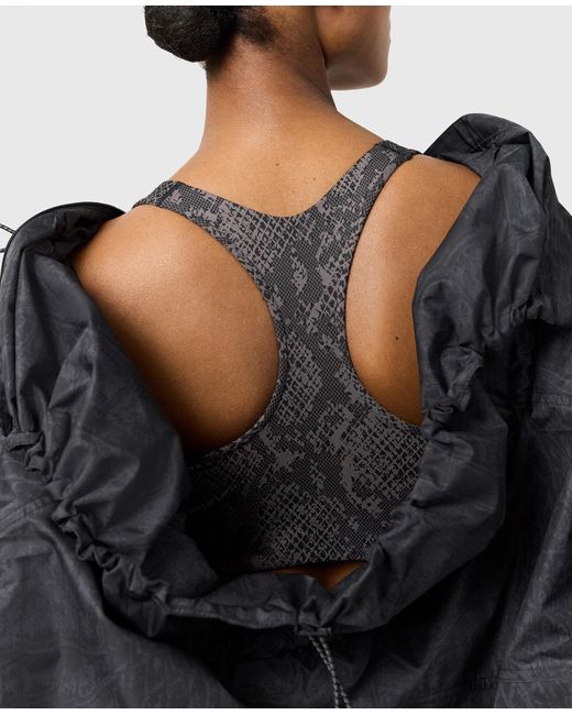 Stella McCartney Gray Truepurpose Power Impact Snake Print Training Bra