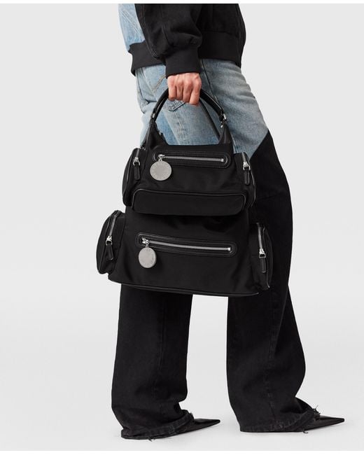 Stella McCartney Black Dartmoor Econyl Shoulder Bag
