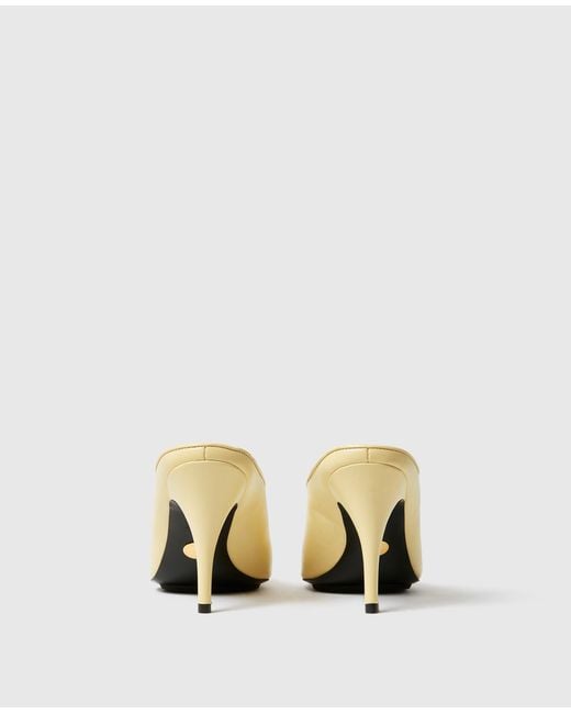 Stella McCartney Natural Stiletto Heeled Mules