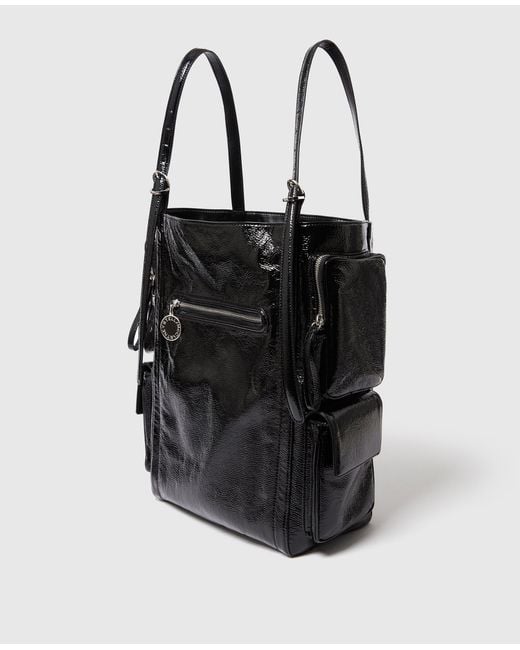 Stella McCartney Black Dartmoor Large Tote Bag