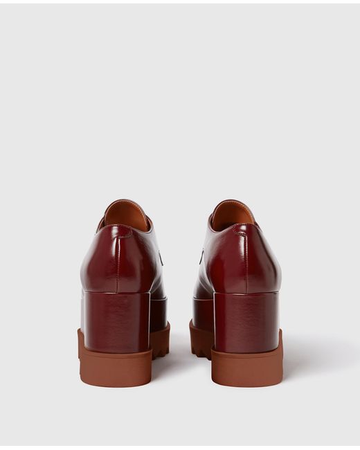 Stella McCartney Red Elyse Platform Shoes