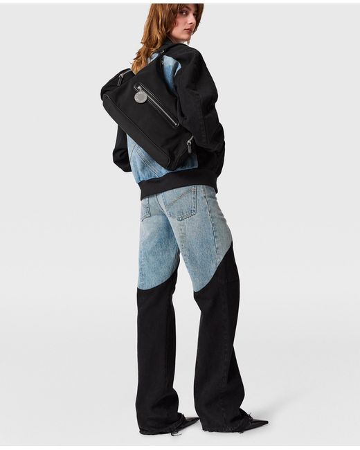 Stella McCartney Blue Patchwork Panel Denim Jeans